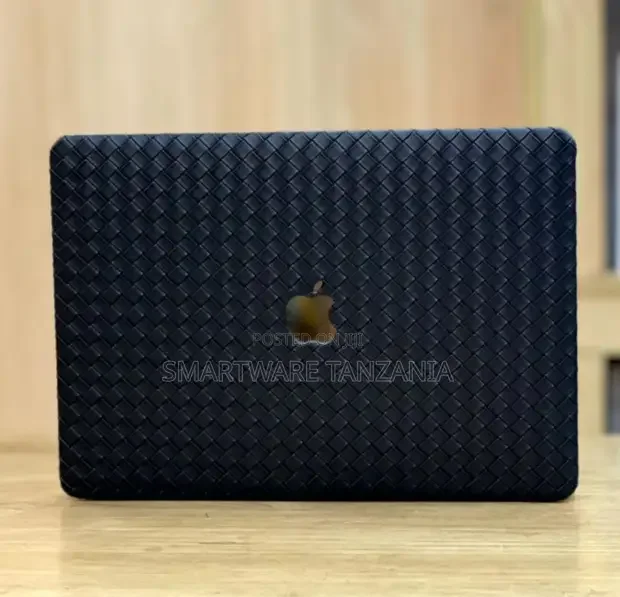 Macbook Hard Case Black Woven Leather Diamond Pattern - Buy in Dar es Salaam, Tanzania | Smartware