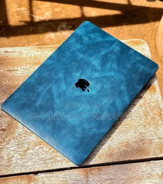 Macbook Hard Case Ocean Blue Leather Grain Finish Cover - Buy in Dar es Salaam, Tanzania | Smartware