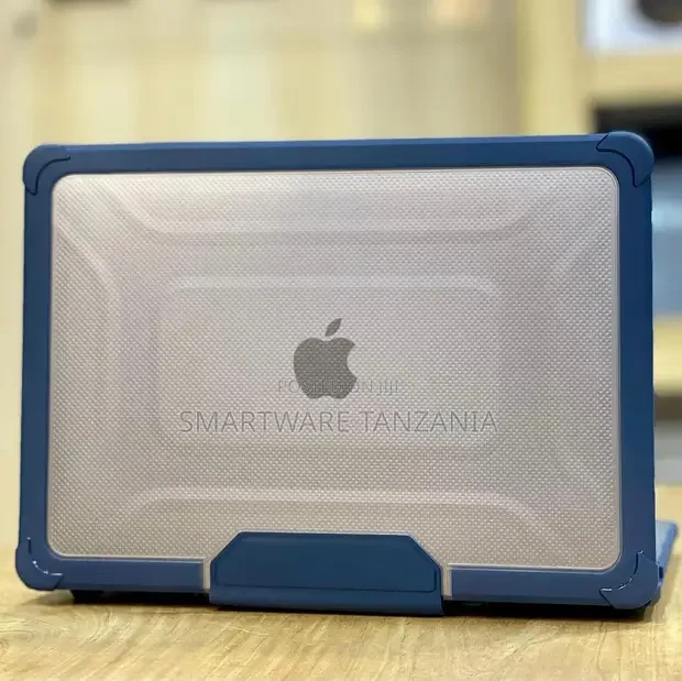 Macbook Rugged Case Clear Back Navy Blue Bumper Frame - Buy in Dar es Salaam, Tanzania | Smartware