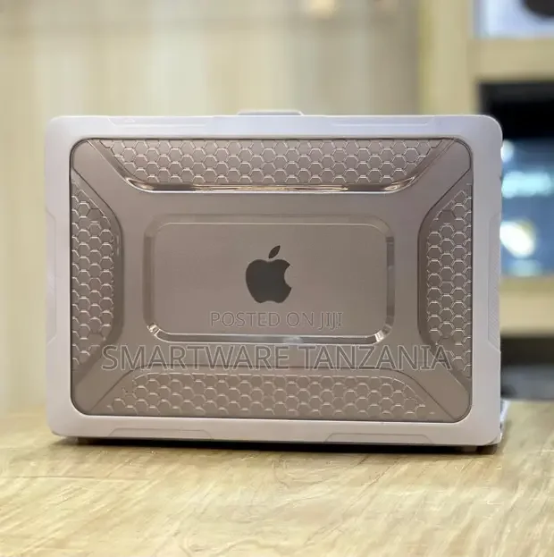 Macbook Rugged Case Honeycomb Clear Shell White Frame - Buy in Dar es Salaam, Tanzania | Smartware