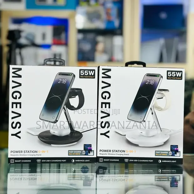 Mageasy Power Station 5-in-1 Magnetic Wireless Charging Stand