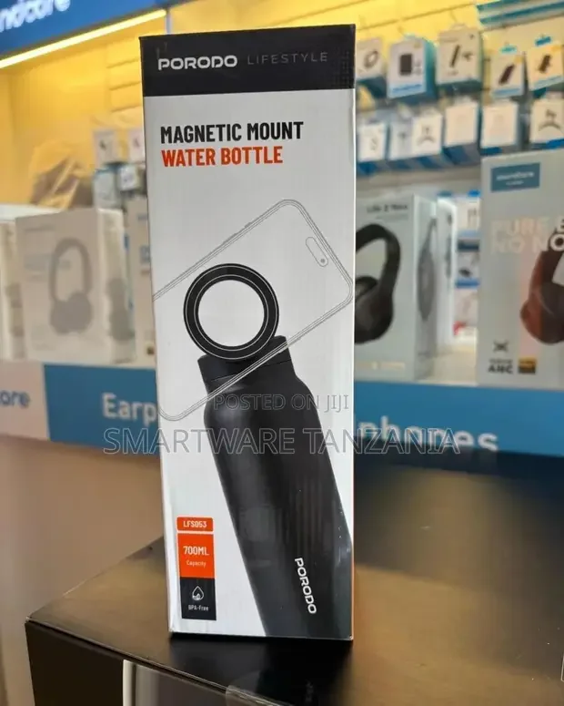 MagSafe Compatible Water Bottle With Magnetic Phone Holder - Buy in Dar es Salaam, Tanzania | Smartware