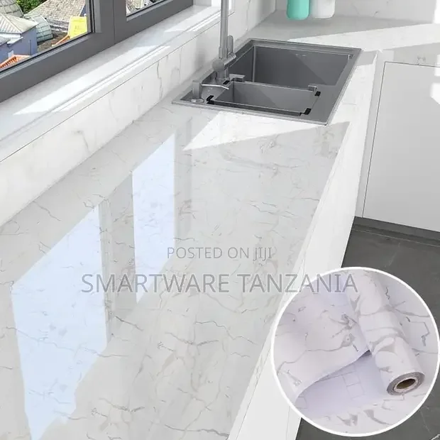 Marble Easy Installation Floor Wallpaper - Buy in Dar es Salaam, Tanzania | Smartware