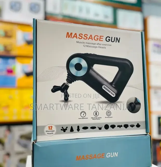 Massage Gun Deep Tissue Percussion Massager 12 Heads Muscle Recovery