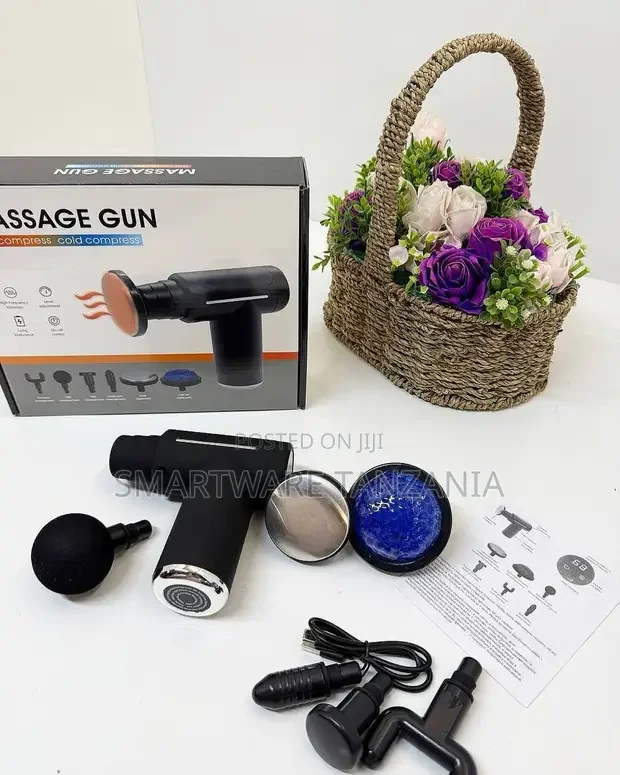 Massage Gun Hot Cold Compress 6 Heads - Buy in Dar es Salaam, Tanzania | Smartware