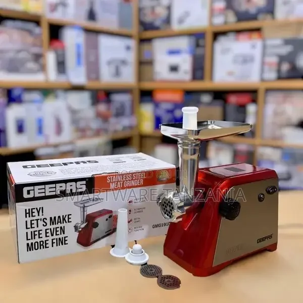 Electric Meat Grinder with Sausage Stuffer - Buy in Dar es Salaam, Tanzania | Smartware