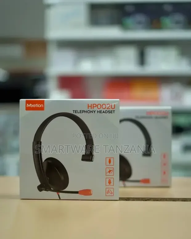 Meetion Hp002u Telephony Single-Ear Wired USB Headset - Buy in Dar es Salaam, Tanzania | Smartware