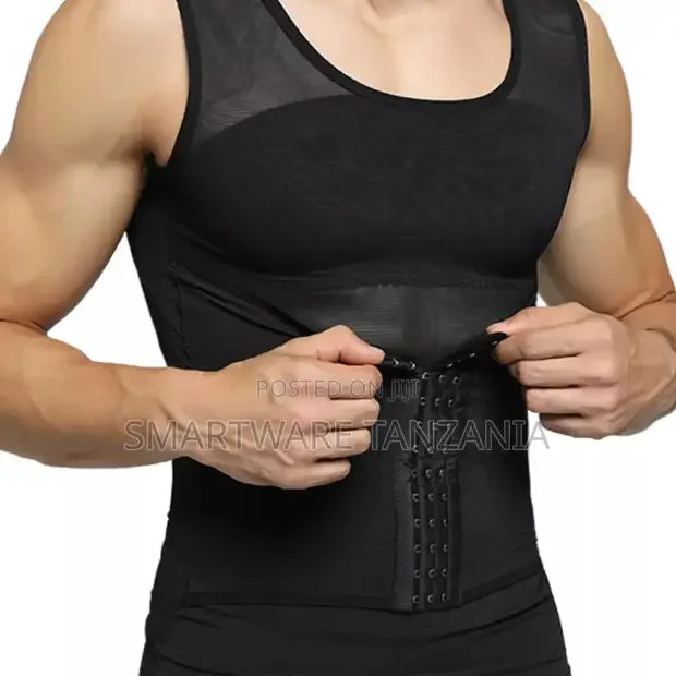 Men's Slimming Body Shaper Belly Chest T-shirt Tank Top - Buy in Dar es Salaam, Tanzania | Smartware