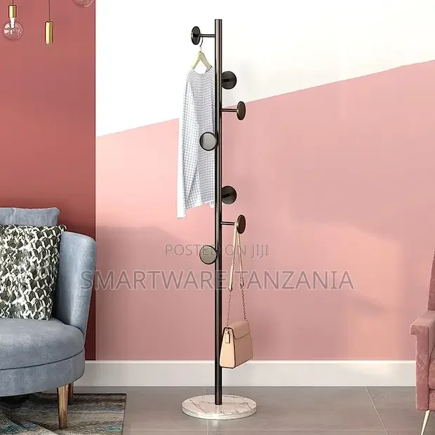 Metal Coat Rack Stand with Marble Base - Buy in Dar es Salaam, Tanzania | Smartware