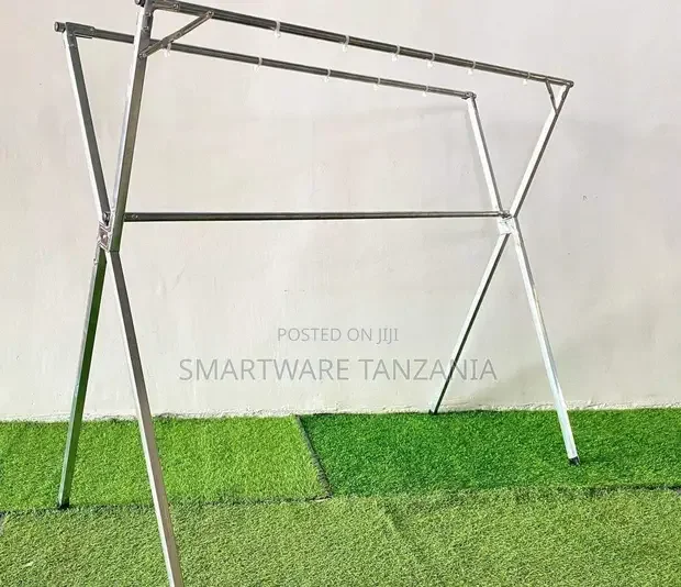Metal Floor-Standing Foldable Portable Clothes Drying Rack - Buy in Dar es Salaam, Tanzania | Smartware