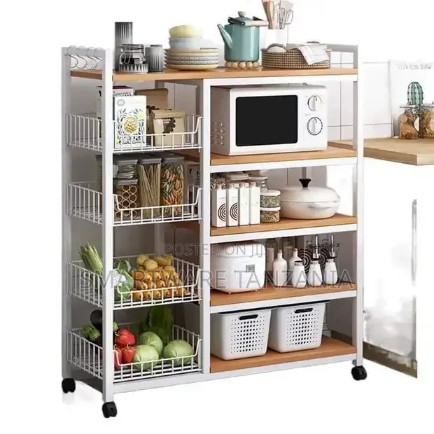 Microwave Oven Rack Kitchen Baker Rack Utility Storage Shelf - Buy in Dar es Salaam, Tanzania | Smartware
