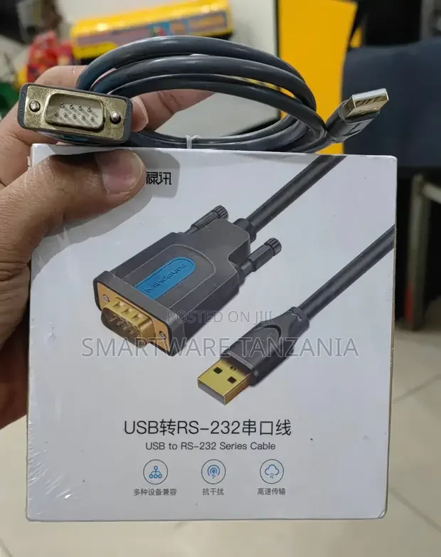 Mindpure USB to RS-232 Serial Cable DB9 Anti-Interference - Buy in Dar es Salaam, Tanzania | Smartware