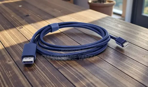 Mini DisplayPort to DisplayPort Cable HD Blue Lead - Buy in Dar es Salaam, Tanzania | Smartware