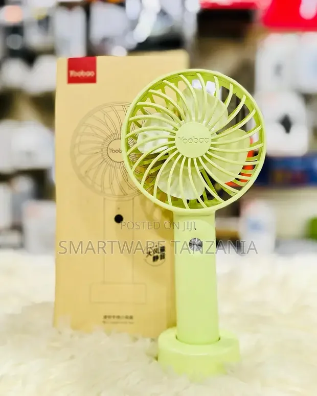 Mini Fan Handheld Electric USB Rechargeable Makeup Fan - Buy in Dar es Salaam, Tanzania | Smartware