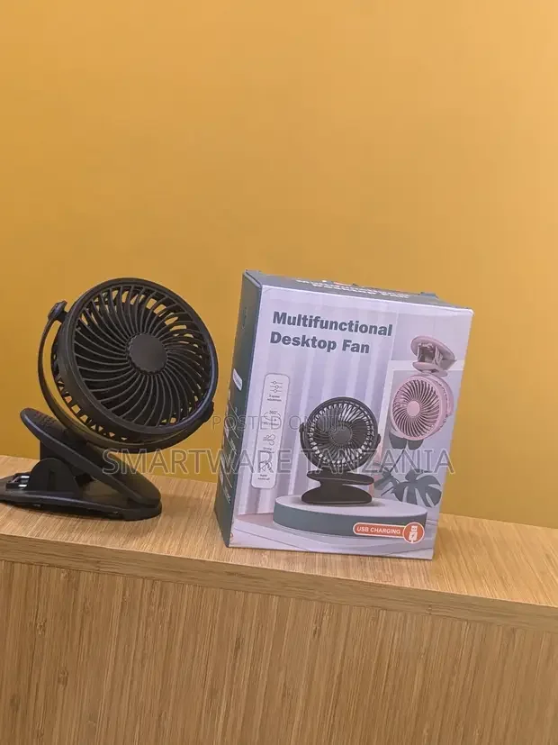 Mini Fan USB Chargeable Portable Fan, 3 Speed - Buy in Dar es Salaam, Tanzania | Smartware