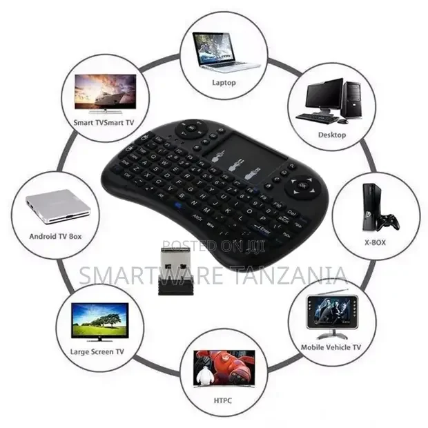 Mini Portable 2.4GHz Wireless Keyboard with Touchpad Mouse - Buy in Dar es Salaam, Tanzania | Smartware