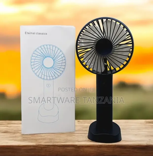 Mini USB Rechargeable Portable Fan with Table Stand - Buy in Dar es Salaam, Tanzania | Smartware