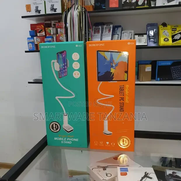 Mobile Phone And Tablet Holder  Tabletop Holder With Clamp