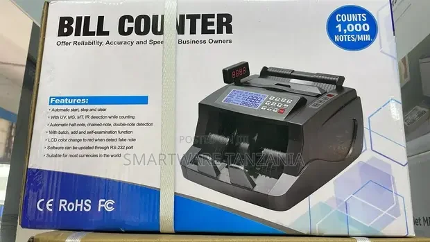 Money Counting Machine with Counterfeit Detection - Buy in Dar es Salaam, Tanzania | Smartware