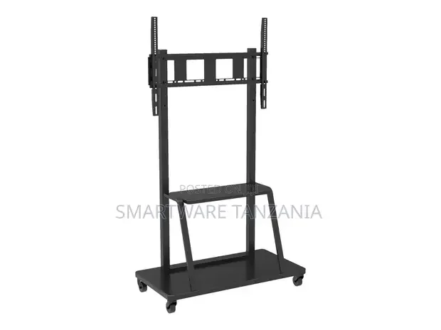 Movable Metal TV Trolley Stand with Wheels - Buy in Dar es Salaam, Tanzania | Smartware