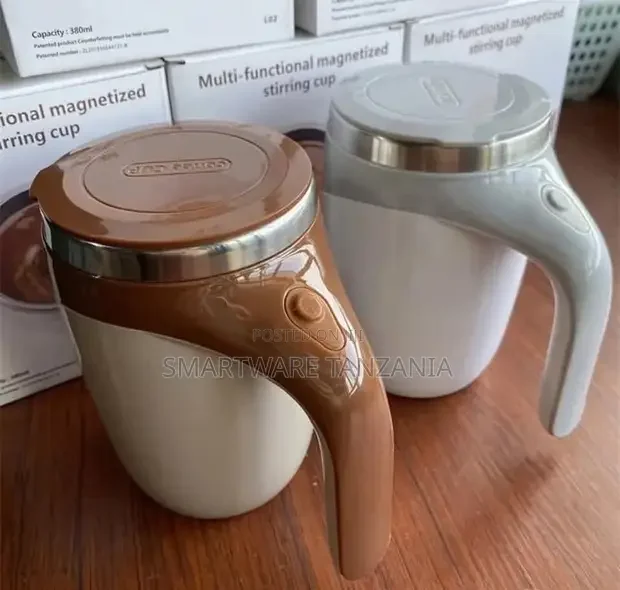 Multi-Functional Magnetized Self-Stirring Mug 380ml - Buy in Dar es Salaam, Tanzania | Smartware