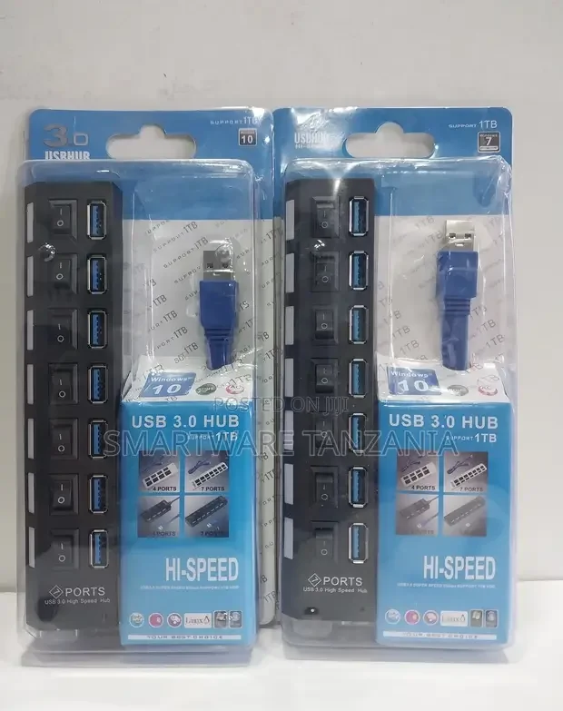 Multiport Adapter 7 Ports USB Hub 3.0 - Buy in Dar es Salaam, Tanzania | Smartware