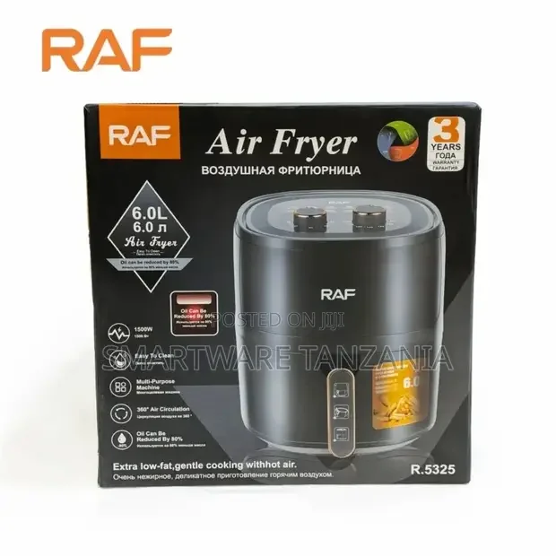 Multipurpose Electric Air Fryer 6L R.5325 - Buy in Dar es Salaam, Tanzania | Smartware
