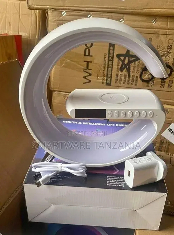 Music Lamp Wireless Charger Portable Bluetooth Speaker - Buy in Dar es Salaam, Tanzania | Smartware