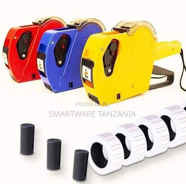 Mx5500 Price Label Gun Red Blue Yellow Set With Labels Rolls - Buy in Dar es Salaam, Tanzania | Smartware
