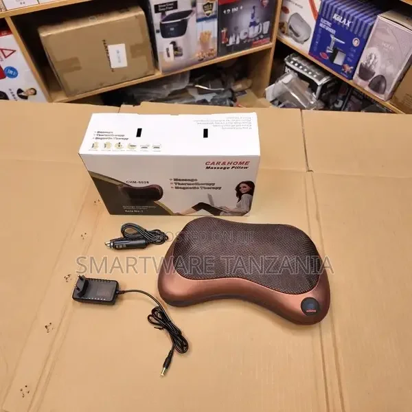 Neck Back Massage Pillow With Heat For Car, Home, Office - Buy in Dar es Salaam, Tanzania | Smartware