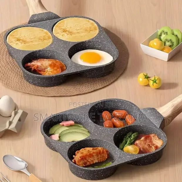 Non-stick Frying Pan With 4 Hole - Buy in Dar es Salaam, Tanzania | Smartware