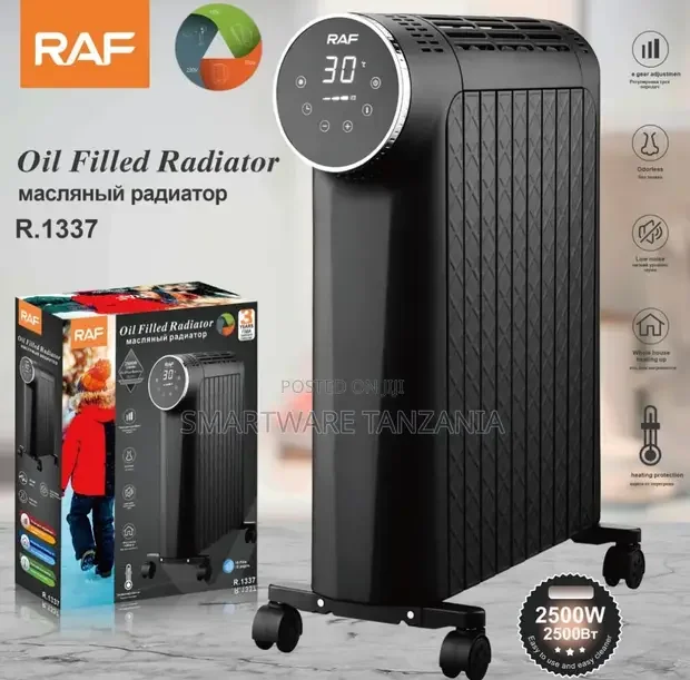 Oil Filled Radiator Portable Electric Heater - Buy in Dar es Salaam, Tanzania | Smartware