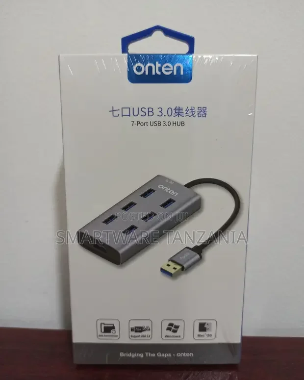 Onten 7-Port USB 3.0 Hub Splitter - Buy in Dar es Salaam, Tanzania | Smartware