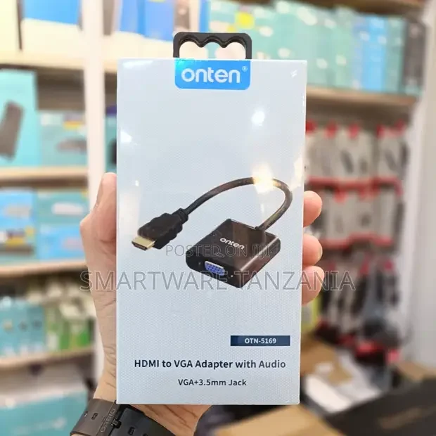 Onten HDMI to VGA Adapter OTN-5169 with Audio Jack - Buy in Dar es Salaam, Tanzania | Smartware