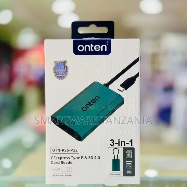 Onten Otn-kss-p22 3-in-1 Cfexpress Type B Sd 4.0 Card Reader