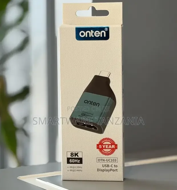 Onten OTN-UC103 USB-C to DisplayPort Adapter 60Hz - Buy in Dar es Salaam, Tanzania | Smartware