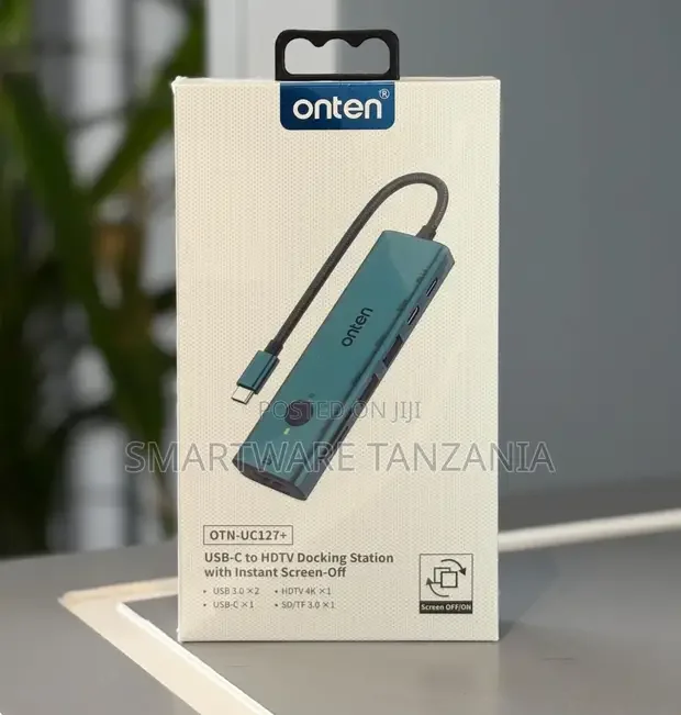 Onten OTN-UC127+ USB-C Dock with Instant Screen-Off - Buy in Dar es Salaam, Tanzania | Smartware