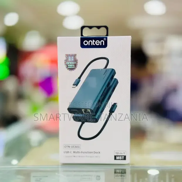 Onten OTN-UC601 12-in-1 USB-C Docking Station - Buy in Dar es Salaam, Tanzania | Smartware