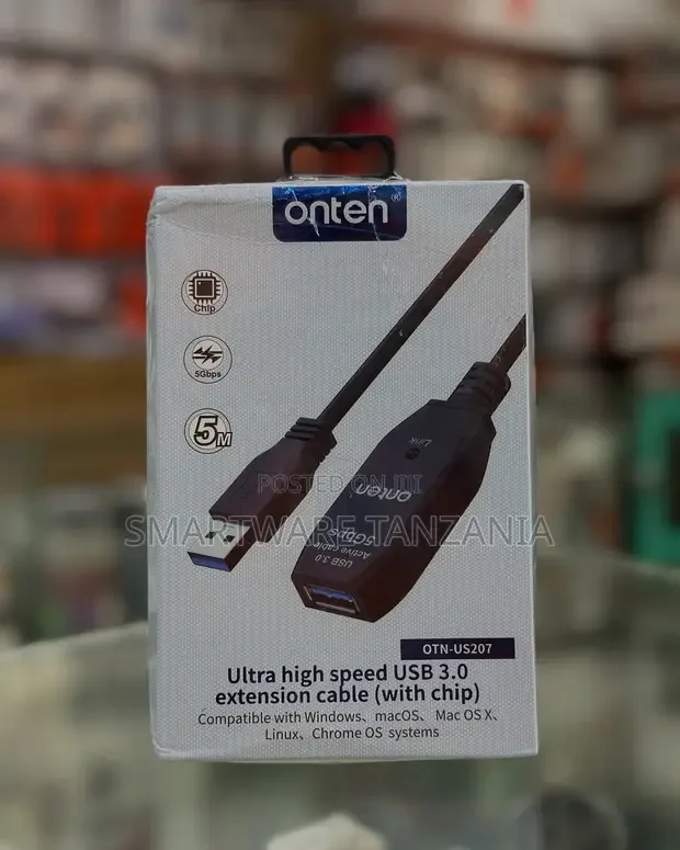 Onten USB 3.0 Active Extension Cable 5m - Buy in Dar es Salaam, Tanzania | Smartware