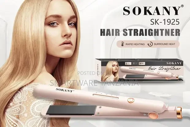 Original Ceramic Hair Straightener Flat Iron - Buy in Dar es Salaam, Tanzania | Smartware