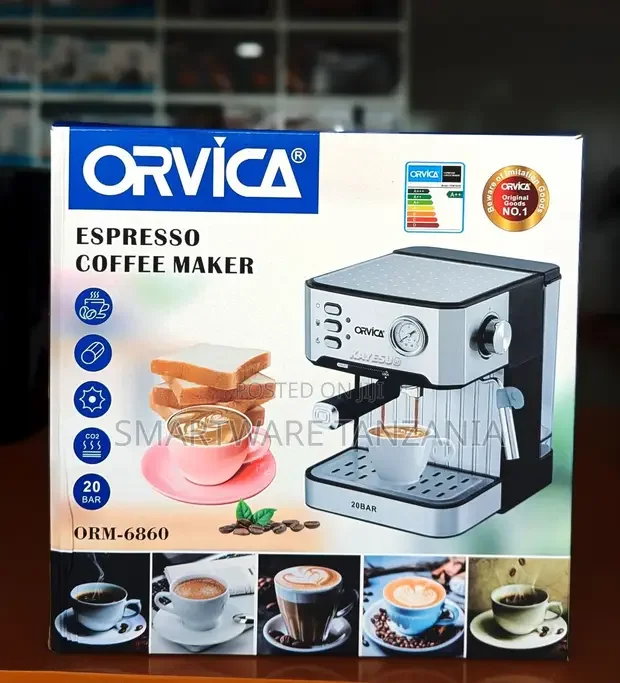 Orvica Espresso Coffee Maker 20 Bar Pressure - Buy in Dar es Salaam, Tanzania | Smartware