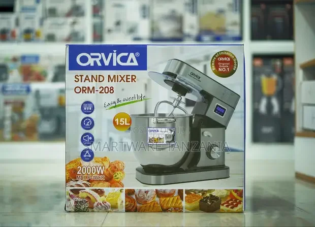 Orvica ORM-208 Professional Stand Mixer 2000W 15L - Buy in Dar es Salaam, Tanzania | Smartware