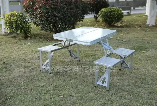 Outdoor Folding Table Chair Camping Aluminium Alloy Picnic - Buy in Dar es Salaam, Tanzania | Smartware