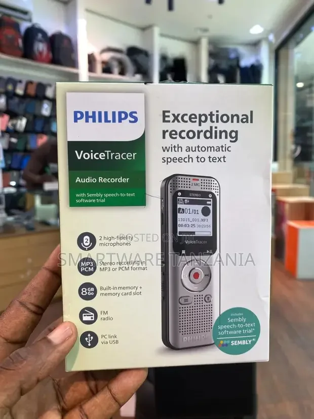 Philips Voicetracer Audio Recorder With Speech to Text - Buy in Dar es Salaam, Tanzania | Smartware
