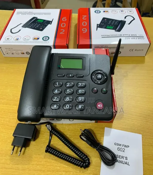 Dual SIM Card GSM Radio Desktop Antenna Phone - Buy in Dar es Salaam, Tanzania | Smartware