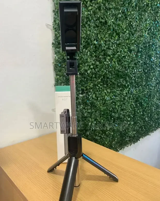 Phone Selfie Stick Tripod With Bluetooth Wireless Remote