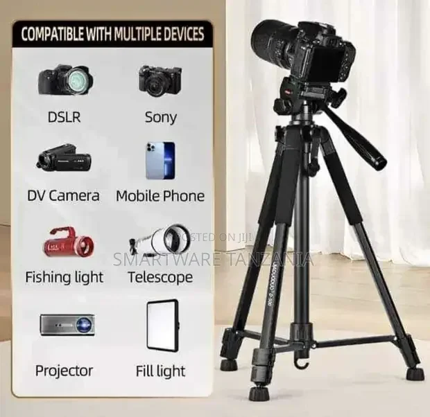 Phone Tripod Camera Stand, Lightweight Portable Tripod