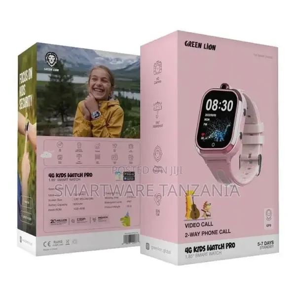 Pink 4G Kids GPS Smart Watch With Setracker 2 App - Buy in Dar es Salaam, Tanzania | Smartware