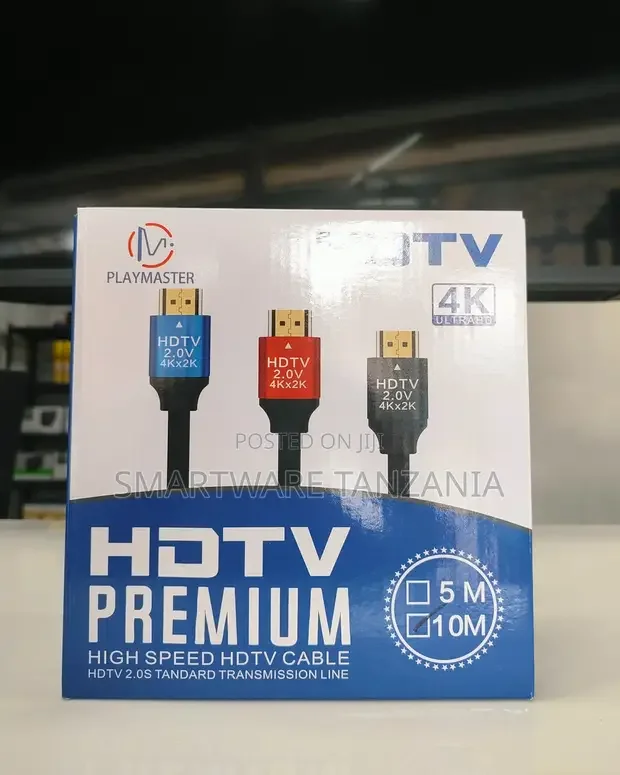 Playmaster HDTV Premium HDMI 2.0 Cable 10 Metres - Buy in Dar es Salaam, Tanzania | Smartware