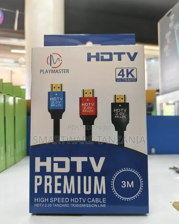 Playmaster HDTV Premium Hdmi 2.0 High Speed Cable 3 Metres